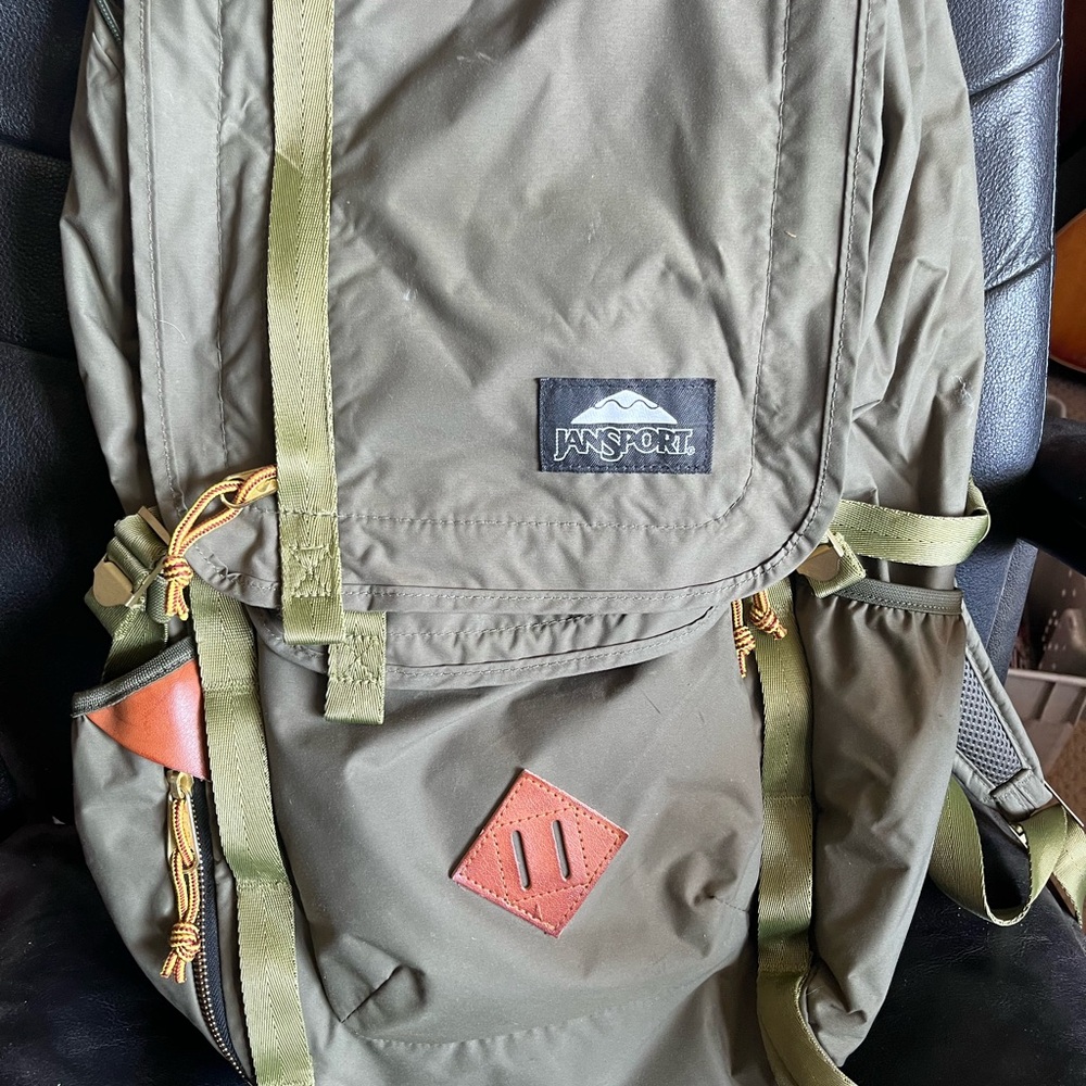 JanSport Forest Green Backpack